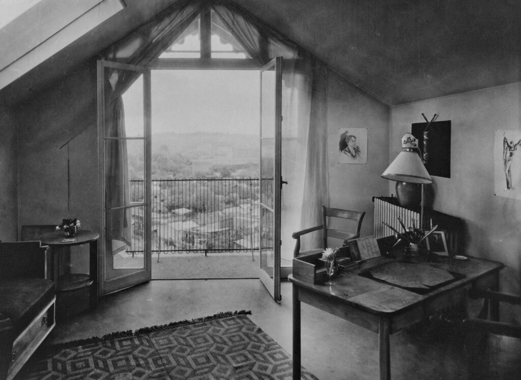 cité universitaire de paris / fondation danoise : une chambre. une chambre de la fondation danoise, cité internationale universitaire de paris, 14ème arrondissement
