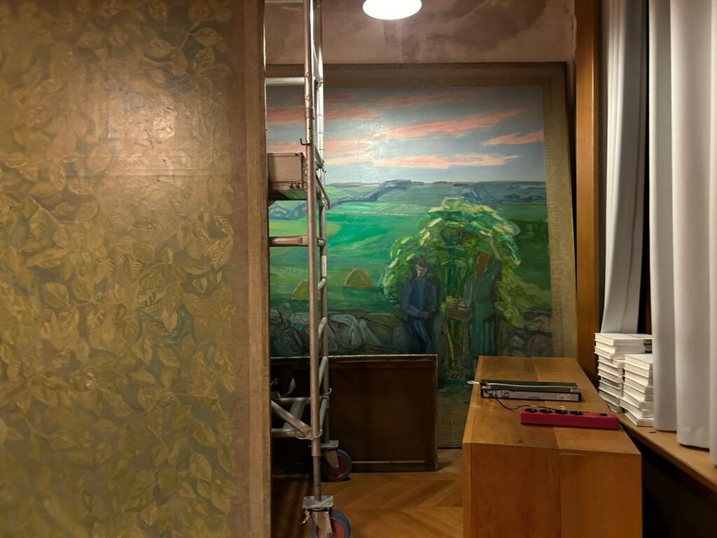 restauration peintures murales fondation danoise 3